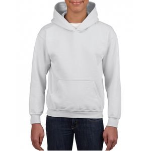 Witte capuchon sweater voor jongens XL (176)  -
