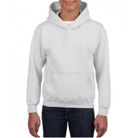 Witte capuchon sweater voor jongens XL (176)  - - thumbnail