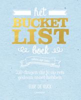 Het Bucketlist boek voor op reis