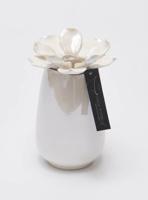 Madelief Vaas porselein 8x13cm wit