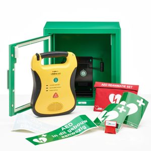 Defibtech Lifeline AED + binnenkast + beugel-Volautomaat-Wit