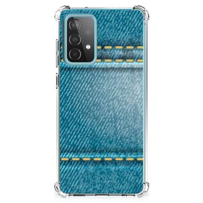 Samsung Galaxy A52 4G/5G Anti Shock Bumper Case Jeans Samsung Galaxy A52 4G/5G Anti Shock Bumper Case Jeans