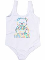 Moschino Kids maillot de bain à imprimé Teddy Bear - Blanc - thumbnail