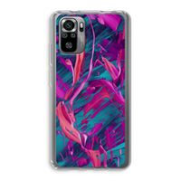 Pink Clouds: Xiaomi Redmi Note 10S Transparant Hoesje Pink Clouds: Xiaomi Redmi Note 10S Transparant Hoesje