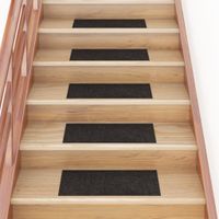VidaXL 15 st trapmatten zelfklevend rechthoekig 60x25 cm bruin VidaXL 15 st trapmatten zelfklevend rechthoekig 60x25 cm bruin