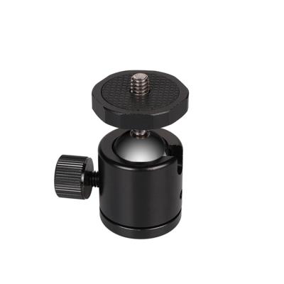 Mini 360 graden rotatie panoramisch metalen bal hoofd voor DSLR & digitale Cameras(Black)