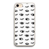 Eye pattern #2: iPhone 7 Transparant Hoesje