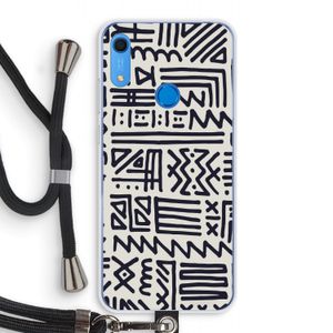 Marrakech print: Huawei Y6s Transparant Hoesje met koord