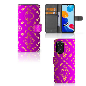 Wallet Case Xiaomi Redmi Note 11/11S Barok Roze