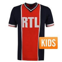 Paris Saint Germain RTL Retro Voetbalshirt 1976-79 - Kinderen - thumbnail