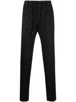 Karl Lagerfeld pantalon Pace à motif jacquard - Noir