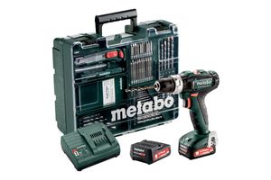 Metabo SB 12 Set | Accu-Klopboormachine | Mobiele werkplaats | 12V | 2x2Ah Li-Power | Lader SC 30 | In koffer - 601076870