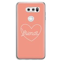 Friends heart: LG V30 Transparant Hoesje