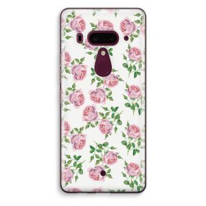 Kleine roosjes: HTC U12+ Transparant Hoesje
