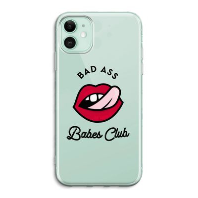 Badass Babes Club: iPhone 11 Transparant Hoesje