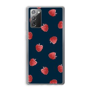 Framboosjes: Samsung Galaxy Note 20 / Note 20 5G Transparant Hoesje