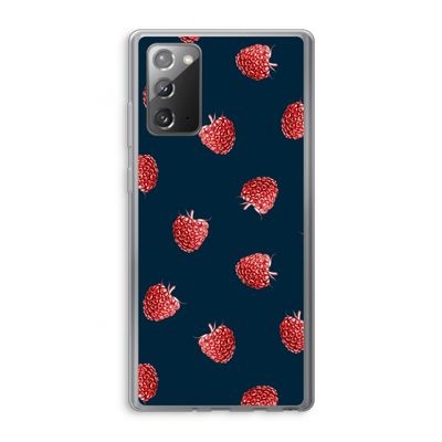 Framboosjes: Samsung Galaxy Note 20 / Note 20 5G Transparant Hoesje