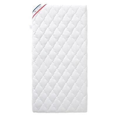 Babymatras met airconditioning - 60x120x10 cm - Omkeerbaar - Afneembare hoes - Anti-mijt - Franse productie