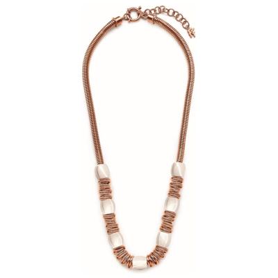 Dames ketting Folli Follie 3N14T050RW_Acero Rosado 45 cm
