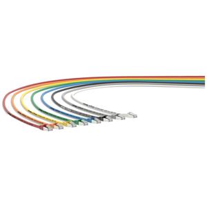 LAPP 24441215 RJ45 Netwerkkabel, patchkabel CAT 6A S/FTP 10.00 m Rood Snagless, Afscherming totaal, Pair afscherming, Folie afscherming, Vlambestendig,