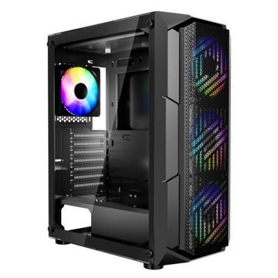 VEVOR PC Gaming Case Mid-Tower 4x 120 mm ARGB-ventilatoren voor ATX-moederbord