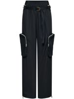 Dion Lee pantalon Blouson à taille ceinturée - Noir - thumbnail