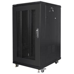 Lanberg FF01-6822-23B rack 22U Vrijstaande rek Zwart