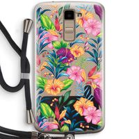 Tropisch 2: LG K10 (2016) Transparant Hoesje met koord Tropisch 2: LG K10 (2016) Transparant Hoesje met koord