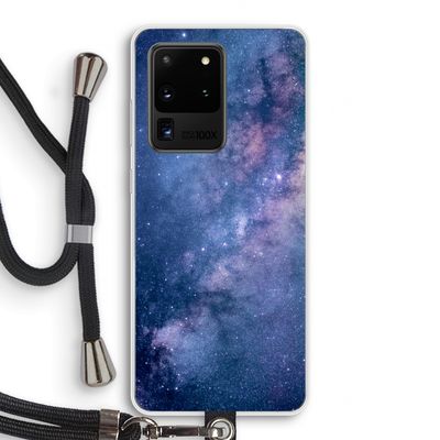 Nebula: Samsung Galaxy S20 Ultra Transparant Hoesje met koord