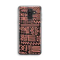 Marrakech Pink: Samsung Galaxy J8 (2018) Transparant Hoesje - thumbnail