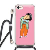 Visknuffel: iPhone 7 Transparant Hoesje met koord