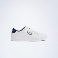 PME Legend Carior Sneaker Lederlook Heren Wit/Blauw Maat 43 - thumbnail