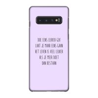 Gek: Samsung Galaxy S10 4G Volledig Geprint Hoesje