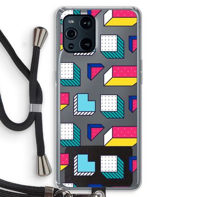 8-bit N°7: Oppo Find X3 Pro Transparant Hoesje met koord