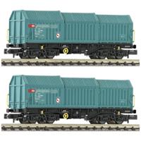 Fleischmann 6660037 N set van 2 telescoopduimwagens van de SBB