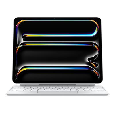 Apple Magic Keyboard voor iPad Pro 13-inch (2024) - Nederlands Tablethoesje Wit
