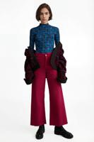 Cropped culotte jeans - RED - 44