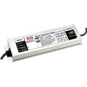 Mean Well ELG-240-C2100B-3Y LED-driver Constante stroomsterkte 241.5 W 2100 mA 57 - 115 V/DC 3-in-1 dimmer, Dimbaar, Montage op ontvlambare oppervlakken,