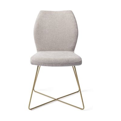 Jesper Home Ikata eetkamerstoel Pretty Plaster cross gold