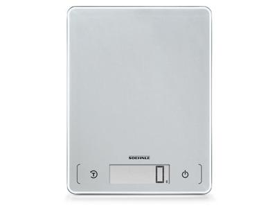 Soehnle KWD Page Comfort 300 Slim Keukenweegschaal Digitaal Weegbereik (max.)=10 kg Zilver-grijs 220 x 170 x 9.9