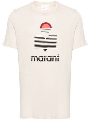MARANT t-shirt Karman en lin - Tons neutres