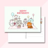 CutieSquad Ansichtkaart - Happy Birthday (LIMITED!) CutieSquad Ansichtkaart - Happy Birthday (LIMITED!)