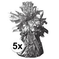 5 Ballongewichten zilver 170 gr