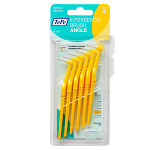 TePe Interdentale Ragers Angle 0.7 mm geel - 6 stuks