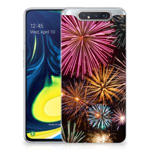 Samsung Galaxy A80 Silicone Back Cover Vuurwerk