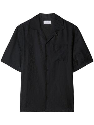 Off-White chemise à col cubain - Noir