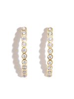 Zoë Chicco créoles en or 14ct pavées de diamants