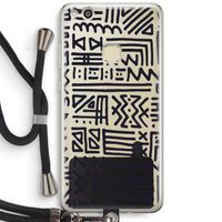 Marrakech print: Huawei Ascend P10 Lite Transparant Hoesje met koord
