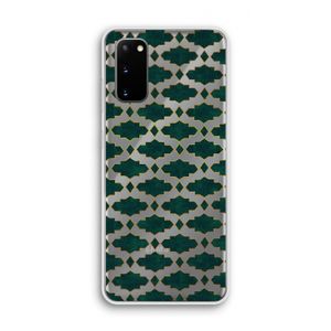 Moroccan tiles: Samsung Galaxy S20 Transparant Hoesje