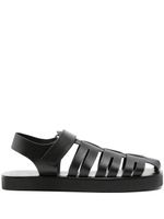 Ancient Greek Sandals sandales Tilemachos en cuir - Noir